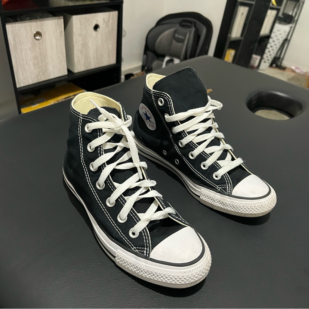 Converse Classic Black and White High-Tops